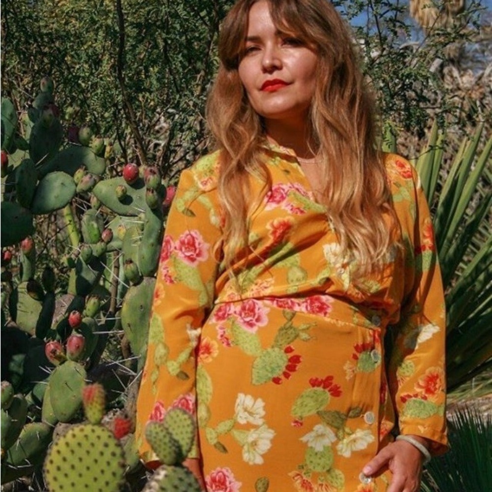 Beatrice Valenzuela cactus print blouse